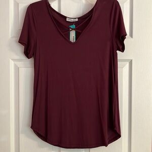 Emory Park Dark Purple Relaxed Short Sleeve T-Shirt